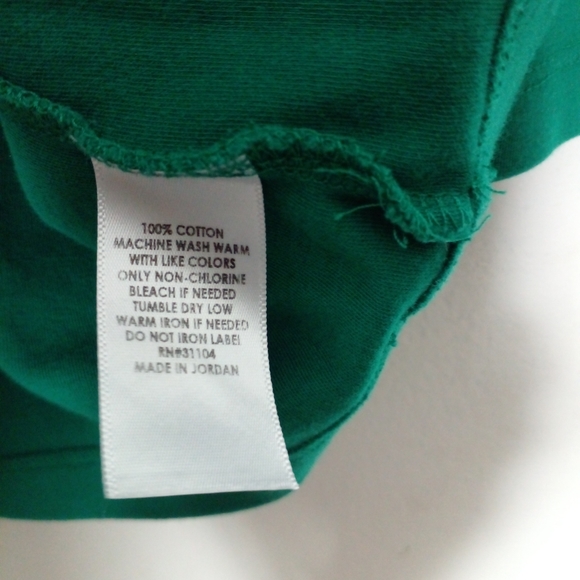 Kim Rogers Perfectly Soft Women's 3/4 Sleeve Tops Tee in Green Size PM - Picture 7 of 7